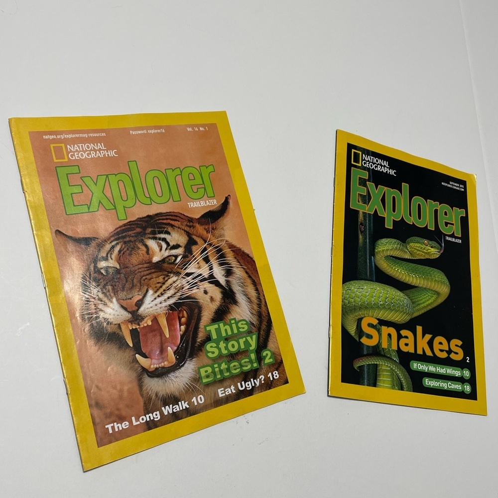 2 National Geographic Extreme Explorer Magazine classroom
